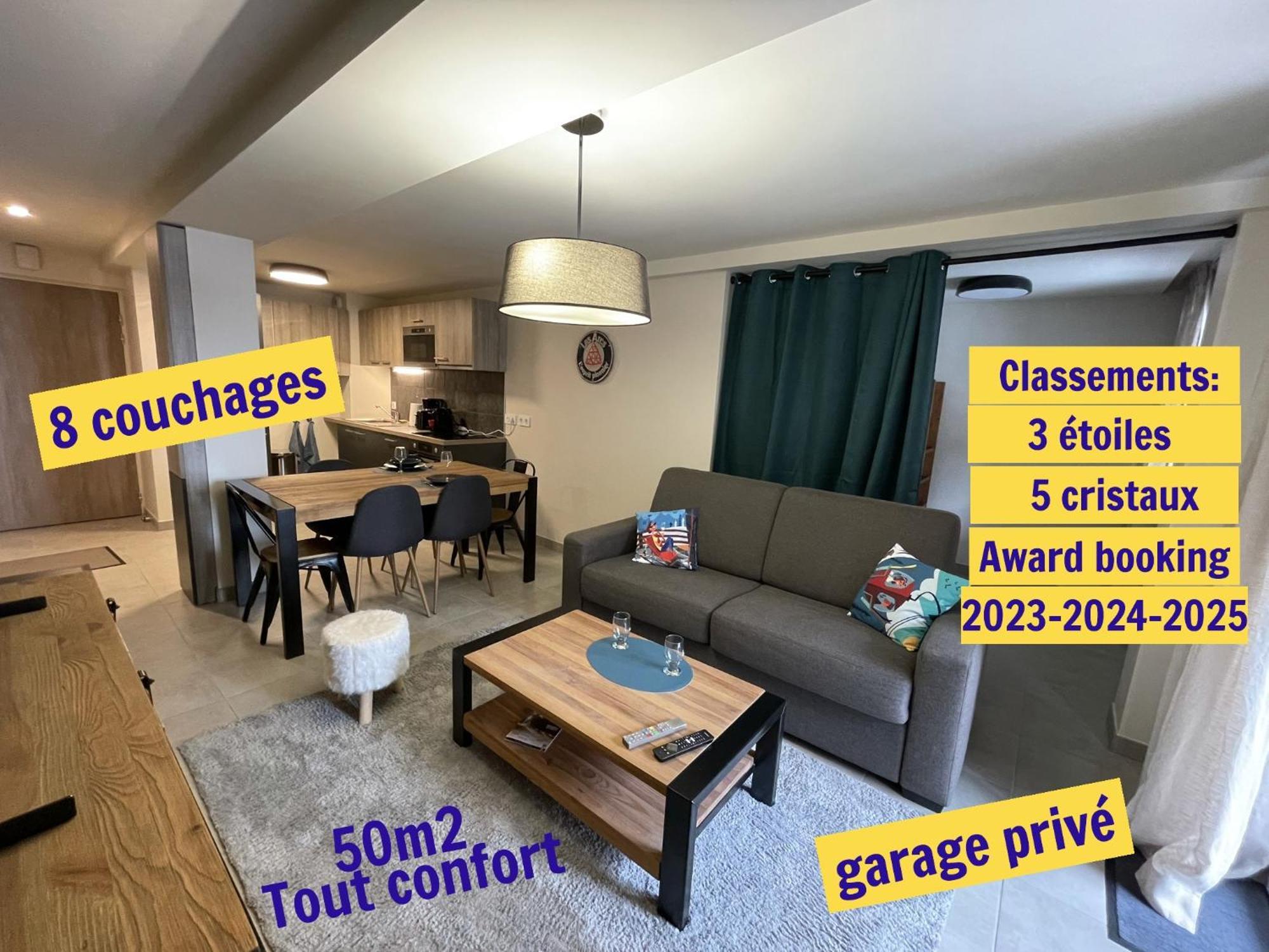 Arc 1800 Appartement 6-8 Pers,5 Cristaux, Avec Garage Les Arcs  Экстерьер фото